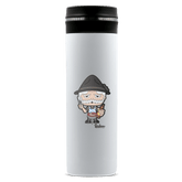 Da Oid Sinzer Griller Edelstahl Thermoflasche 450ml Weiss Geigelstein Front